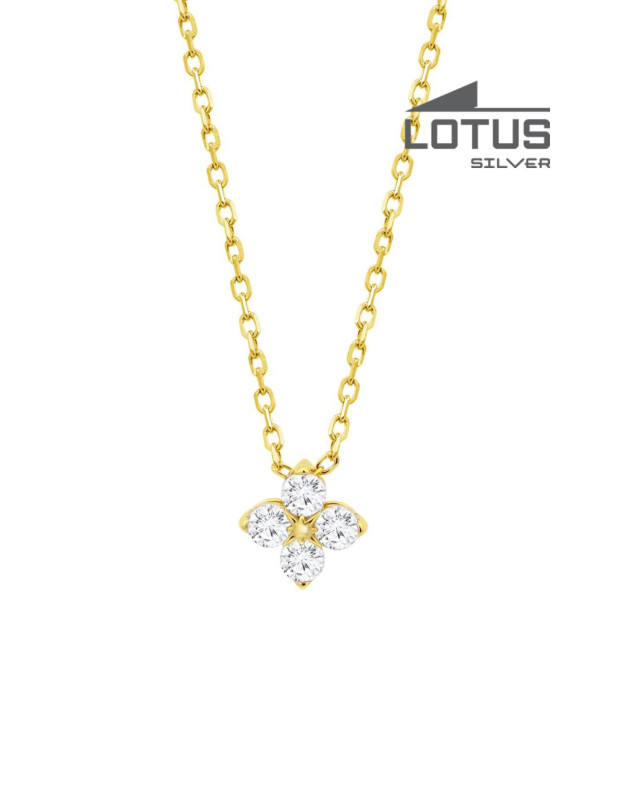 LOTUS SILVER NECKLACE